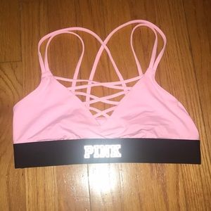 PINK Strappy bralette